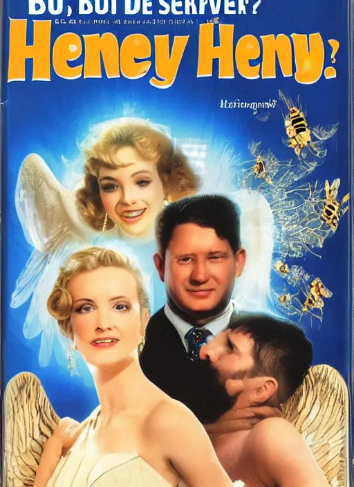 Prompt: 'Honey I Married a Seraphim!' blu-ray DVD case still sealed in box, ebay listing