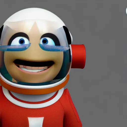 Prompt: astronaut 3D pixar character