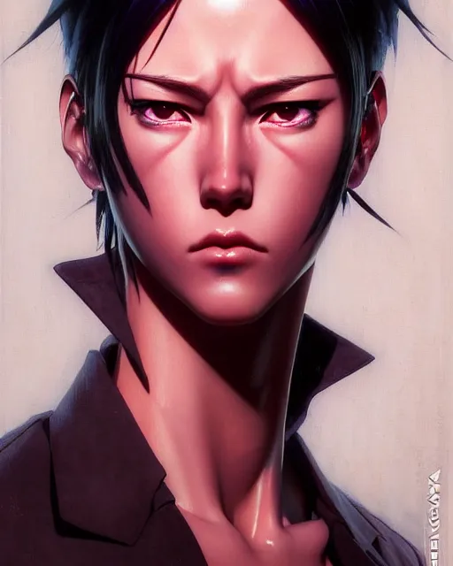 Image similar to portrait Anime 1984 Demon-Killer Sharp fine face pretty face, realistic shaded Perfect face, fine details. Anime. Los-Angeles luxury hyperrealistic by katsuhiro otomo ghost-in-the-shell, magali villeneuve, artgerm, rutkowski Jeremy Lipkin and Giuseppe Dangelico Pino and Michael Garmash and Rob Rey