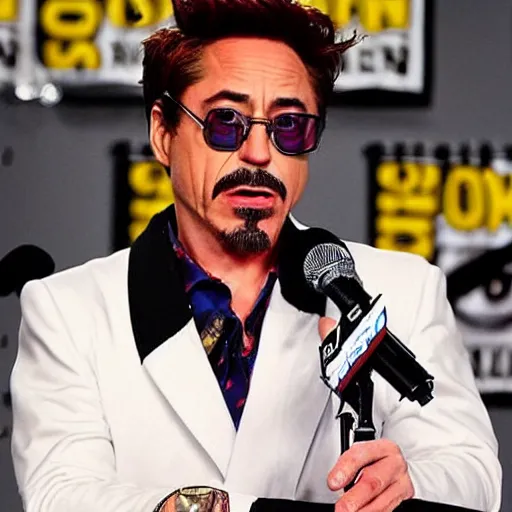 Image similar to robert downey jr as a rotten inanimate corpse with rotten flesh on his face, robert downey jr stars in weekend at bernie's 3, bernie goes to vegas