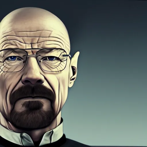 Image similar to walter white's face on a [ [ snowball ] ], hyperdetailed, artstation, cgsociety, 8 k