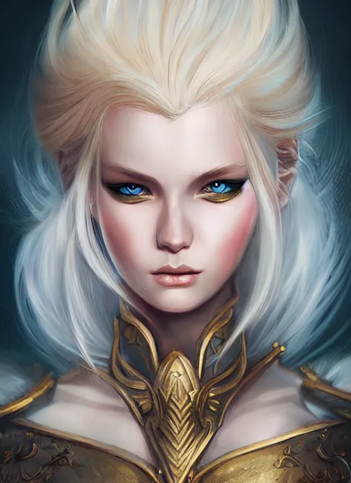 Image similar to blonde combat fairy venizian era, dark fantasy, extremely detailed, sharp focus, portrait, smooth, digital illustration, by rossdraws, frank franzzeta