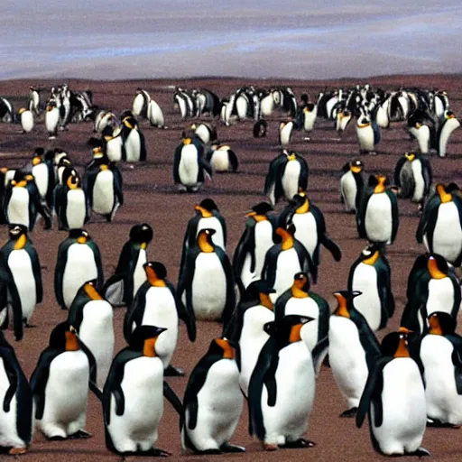 Image similar to penguins, cha cha slide