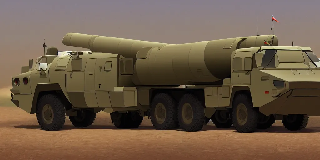 Image similar to accurate image of the himars vehicle by goro fujita