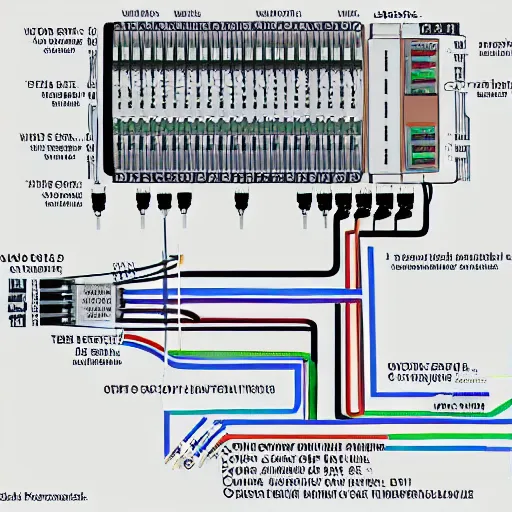 Prompt: wiring schematic of Alex Jones depicting all wires and grounds