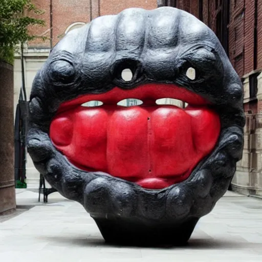 Image similar to monster mask by louise bourgeois