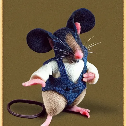 Image similar to a little mouse as the king of the united kingdom