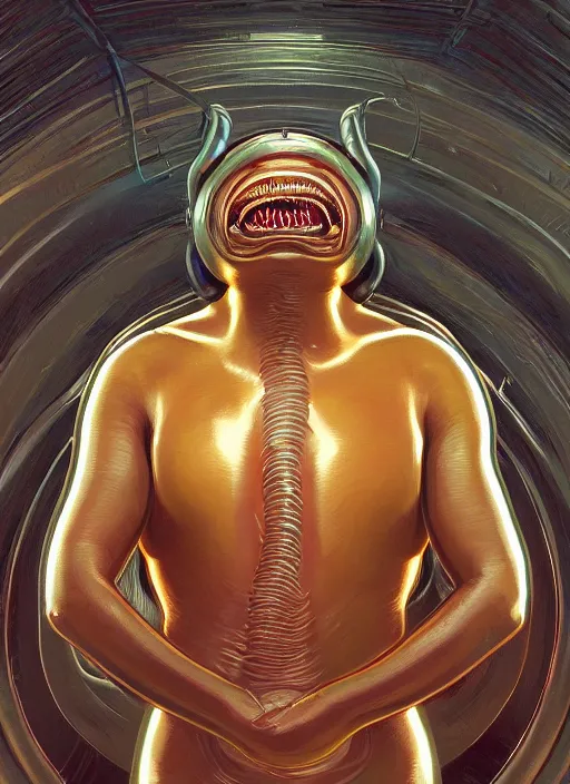 Prompt: far away, full body shot of elon musk as slimy mollusk anthropomorphic character, drool, wide angle, intricate, elegant, highly detailed, digital painting, artstation, concept art, wallpaper, smooth, sharp focus, illustration, art by artgerm and greg rutkowski and alphonse mucha