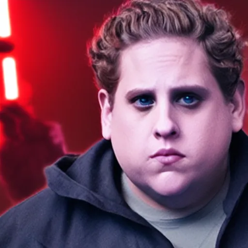 Image similar to jonah hill as anakin skywalker in star wars episode 3, 8k resolution, full HD, cinematic lighting, award winning, anatomically correct