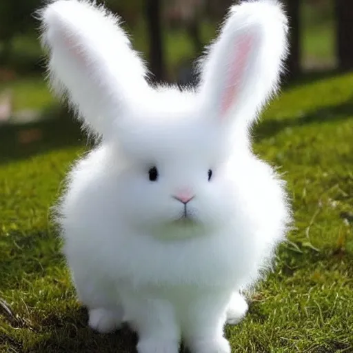 Image similar to Fluffy fluffy bunny it's so fluffy fluffy fluffy!