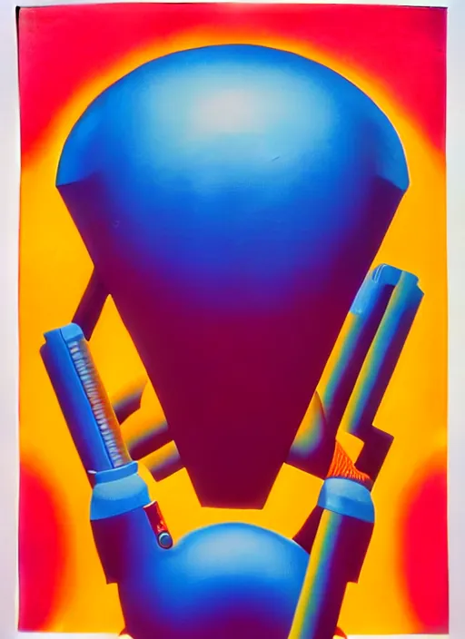 Prompt: grenade by shusei nagaoka, kaws, david rudnick, airbrush on canvas, pastell colours, cell shaded, 8 k