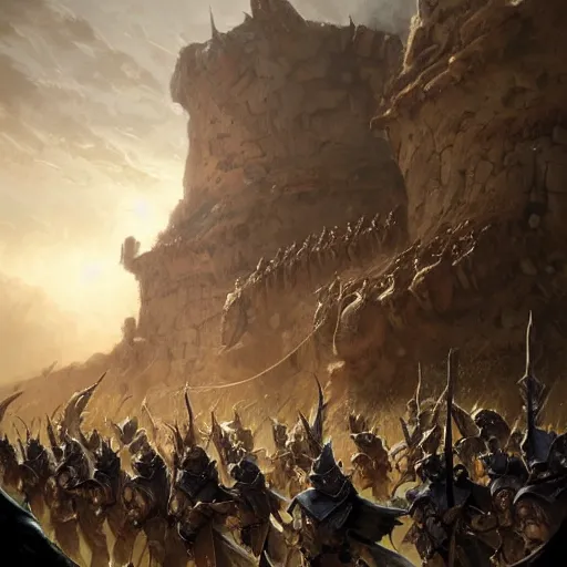 Prompt: dungeons and dragons fantasy painting, close order phalanx of mice spartans, 3 0 0, by brain froud jessica rossier and greg rutkowski