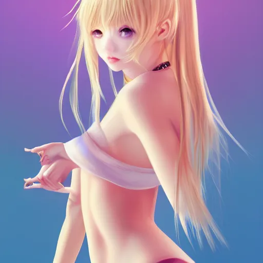 Image similar to realistic beautiful gorgeous natural cute Blackpink Lalisa Manoban blonde hair cute fur blonde cat ears in virgin killer outfit golden eyes artwork drawn full HD 4K highest quality in artstyle by professional artists WLOP, Taejune Kim, Guweiz, ArtGerm on Artstation Pixiv