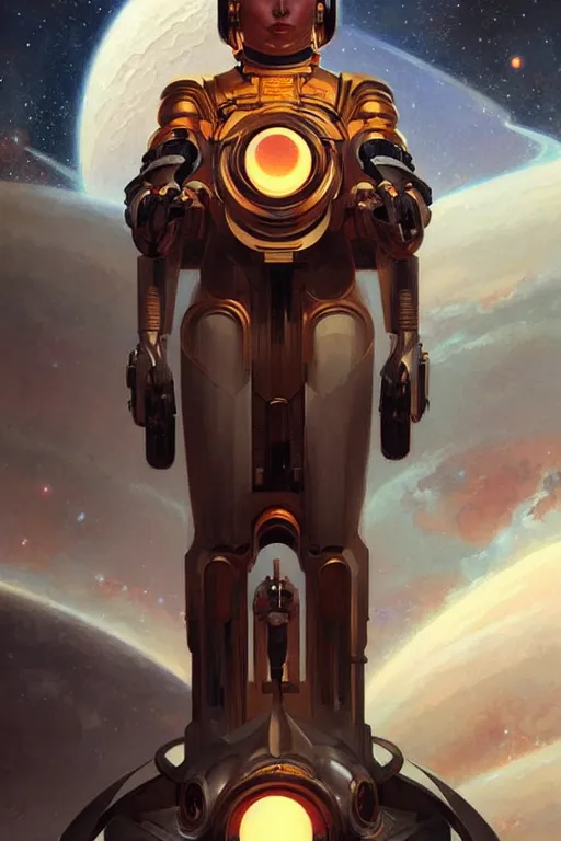 Image similar to space, temple, buddhism, futurism, painting by greg rutkowski, j. c. leyendecker, artgerm