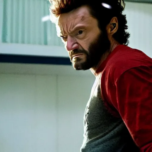 Image similar to wolverine in stranger things