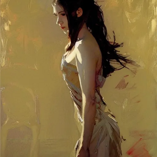 Image similar to portrait of a beautiful woman, intricate, elegant, highly detailed, greg manchess, mucha, liepke, ruan jia, jeffrey catherine jones