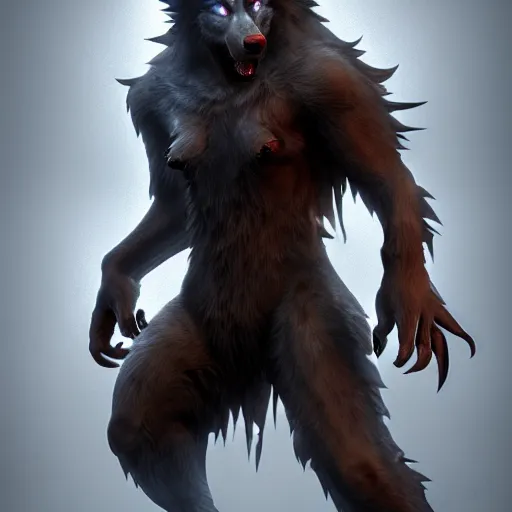 Prompt: cute werewolf from van helsing unreal engine hyperreallistic render 8k character concept art masterpiece