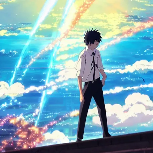 Prompt: your name anime picture