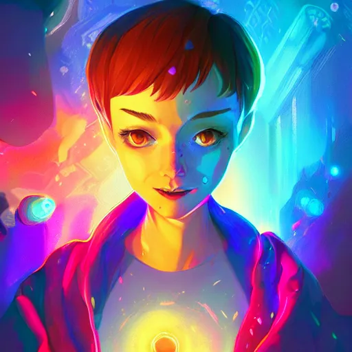 Image similar to skill magic deepdream radiating a glowing aura stuff loot legends stylized digital illustration video game icon artstation lois van baarle, ilya kuvshinov, rossdraws,