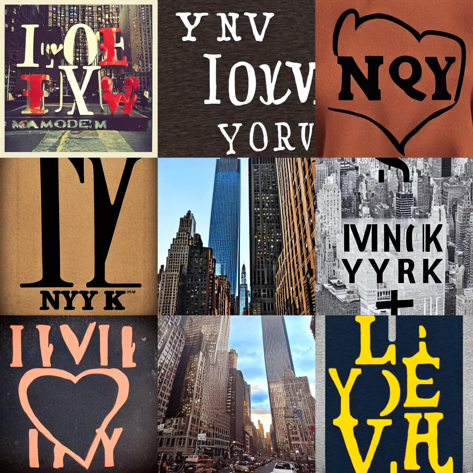 Prompt: I love NY symbol