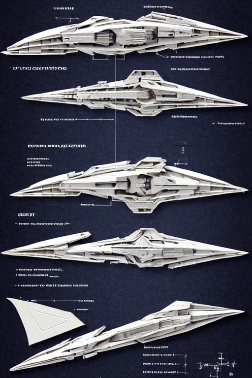 Prompt: battlestar galactica 2 0 0 4 spaceship pegasus exploded view, ultra - detailed, scientific schematics, blueprint, hyperdetailed vector technical documents, callouts, archviz, legend, patent registry