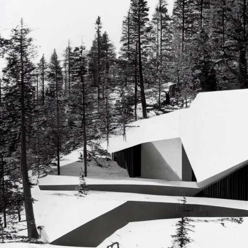 Image similar to a building in a stunning landscape by alvar aalto