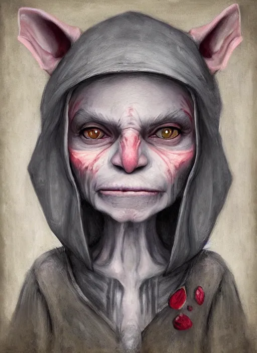 Image similar to medieval goblin faces painted by nicoletta ceccoli, detailed digital art, trending on Artstation