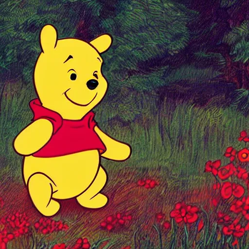 Image similar to winnie the pooh is a jar of honey