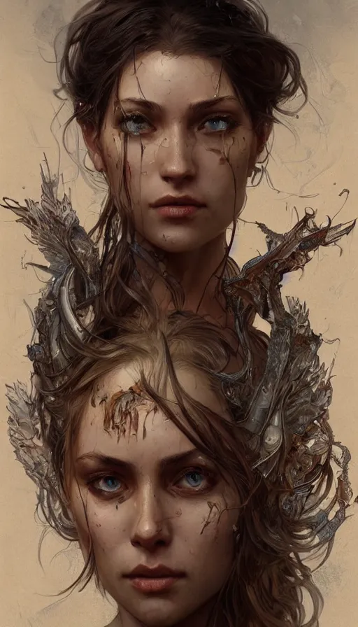 Prompt: peasent, sweaty, dirty, insane, intricate, highly detailed, digital painting, artstation, concept art, smooth, sharp focus, illustration, Unreal Engine 5, 8K, art by artgerm and greg rutkowski and alphonse mucha