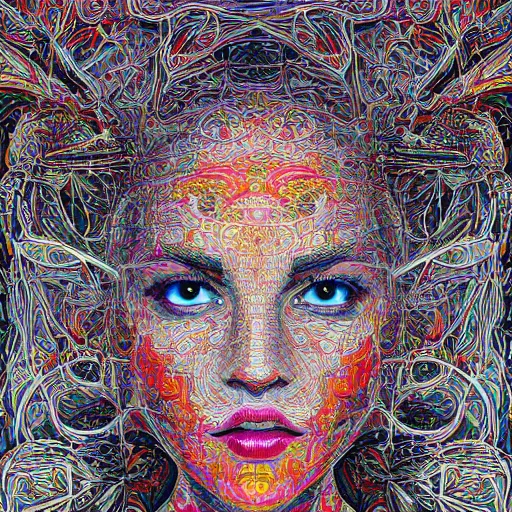 Prompt: the portrait of an unbelievably beautiful and sophisticated young woman made up of peppers looking straight up, an ultrafine detailed illustration by james jean, intricate linework, bright colors, final fantasy, behance contest winner, vanitas, angular, altermodern, unreal engine 5 highly rendered, global illumination, radiant light, detailed and intricate environment