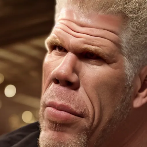 Image similar to Ron perlman hyper realistic 4K quality