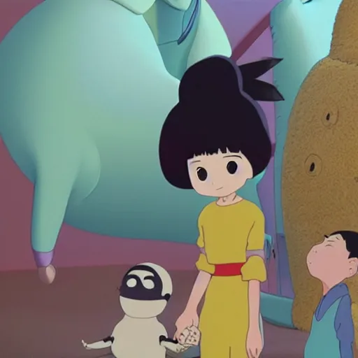 Image similar to spirited away in style pixar movie