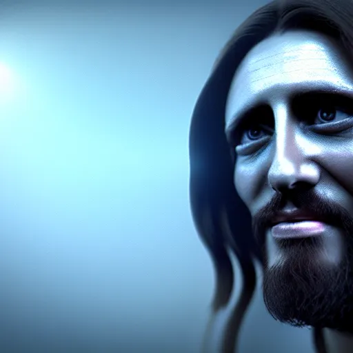 Prompt: the second coming of Jesus Christ, Octane render, artistic, Cinema 4D, dark horror
