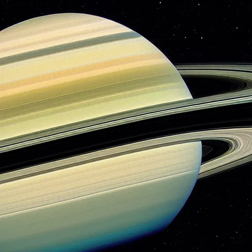 Prompt: hyperrealistic iridescent hyperrealistic scenery of saturn William turner 8k