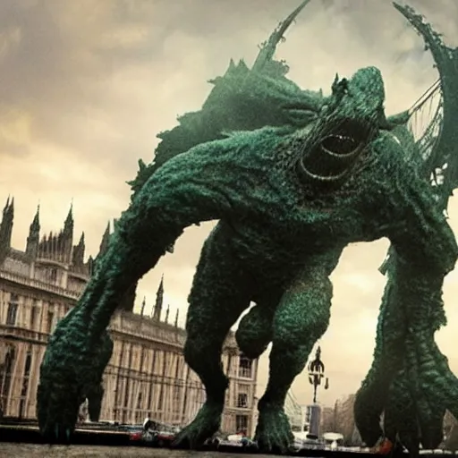 Image similar to cloverfield monster in London