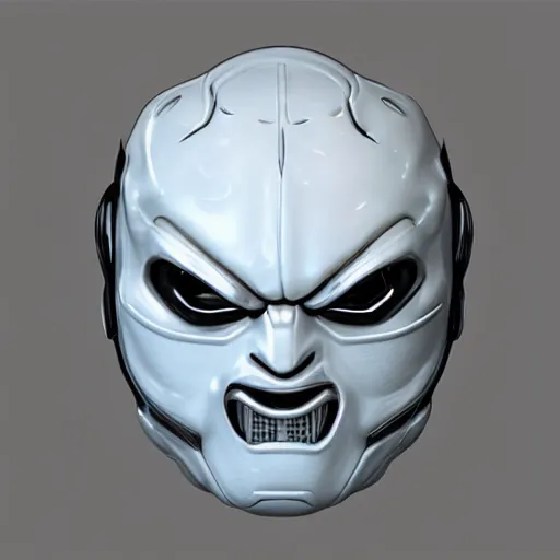 Image similar to bumblebee face in white ceramic material, photorealistic, extreme details