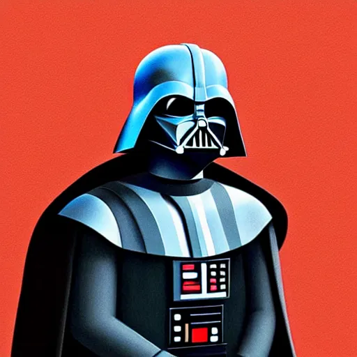 Image similar to darth vader, artwork by goro fujita