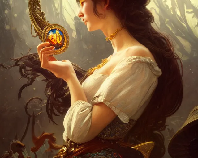 Image similar to photography of george cruikshank, deep focus, d & d, fantasy, intricate, elegant, highly detailed, digital painting, artstation, concept art, matte, sharp focus, illustration, hearthstone, art by artgerm and greg rutkowski and alphonse mucha