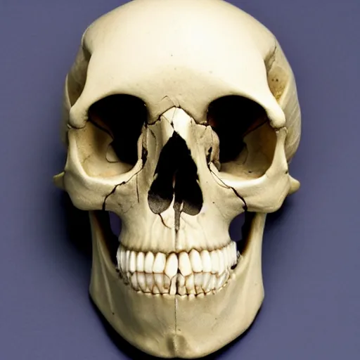 Image similar to lower half of a human skull