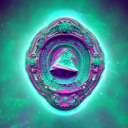 Image similar to a and w vaporwave logo, digital art, cosmic, 3 d high definition, trending on art station, photorealistic, high resolution, 8 k, octane, hyper detailed, insane details, intricate, elite, ornate, elegant trend, highly detailed and intricate, sharp focus, photography, unreal engine