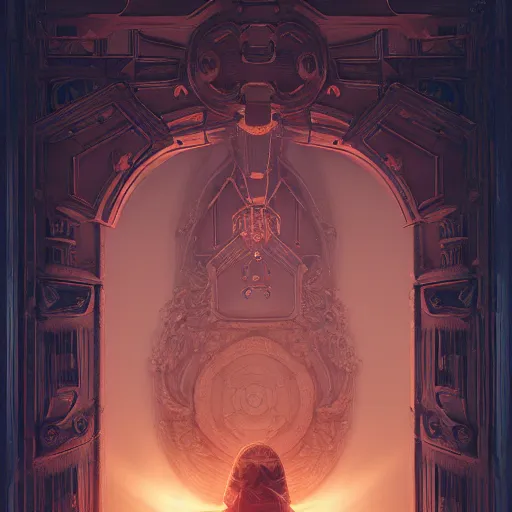 Image similar to a portal to another dimension in a closet door, intricate artwork by tooth wu and wlop and beeple. octane render, trending on artstation, greg rutkowski very coherent symmetrical artwork. cinematic, hyper realism, high detail, octane render