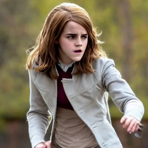 Image similar to emma watson as hermione granger falling under a love spell