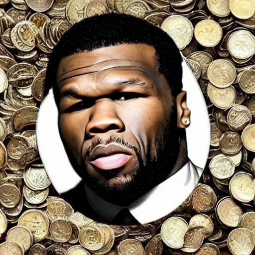 Image similar to 5 0 cent made of coins