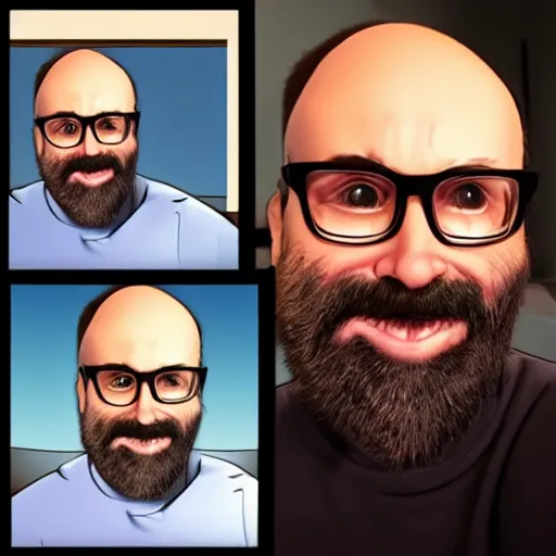 Image similar to michael stevens vsauce caricature