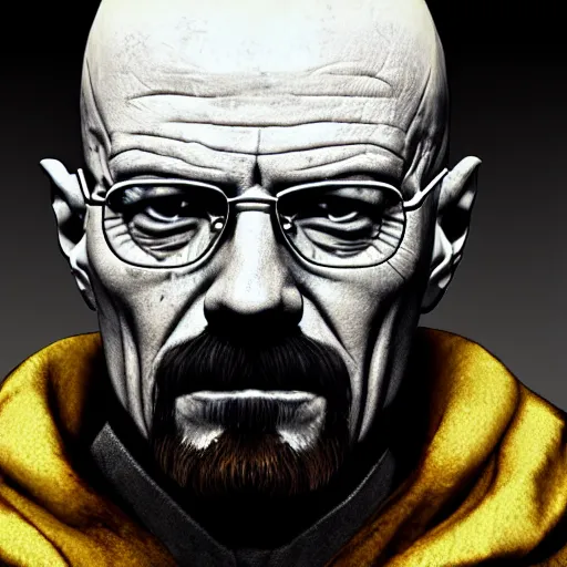 Prompt: walter white zombie, unreal engine 5