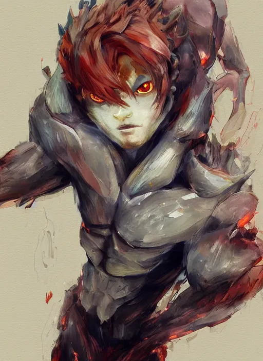 Prompt: semi reallistic gouache gesture painting, by yoshitaka amano, by ruan jia, by Conrad roset, by dofus online artists, detailed anime 3d render ginger alien monster, ginger terrible alien monster, antrophomorfic ginger, portrait, cgsociety, artstation, rococo mechanical, Digital reality, sf5 ink style, dieselpunk atmosphere, gesture drawn