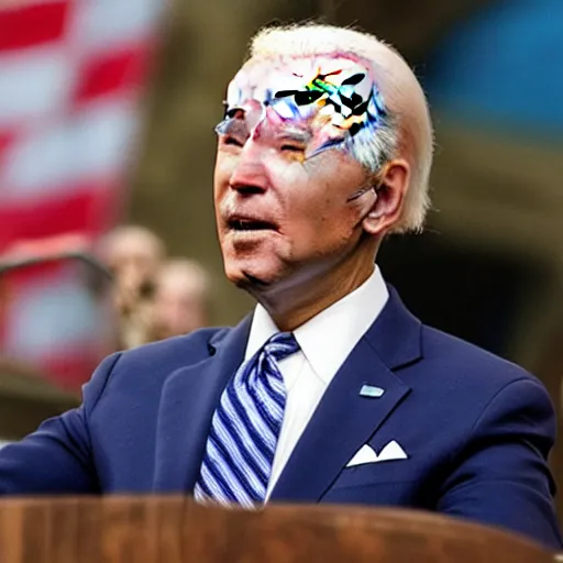 Image similar to biden in league, videogame