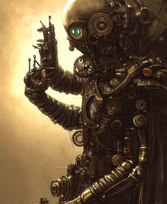 steampunk armoured saitama from one punch man by hr | Stable Diffusion ...