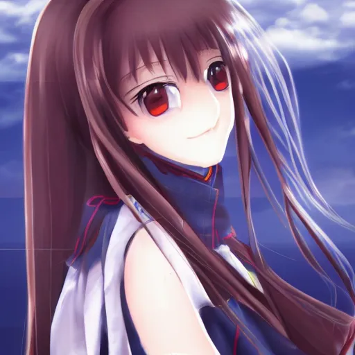 Image similar to a schoolgirl, anime artwork at Pixiv