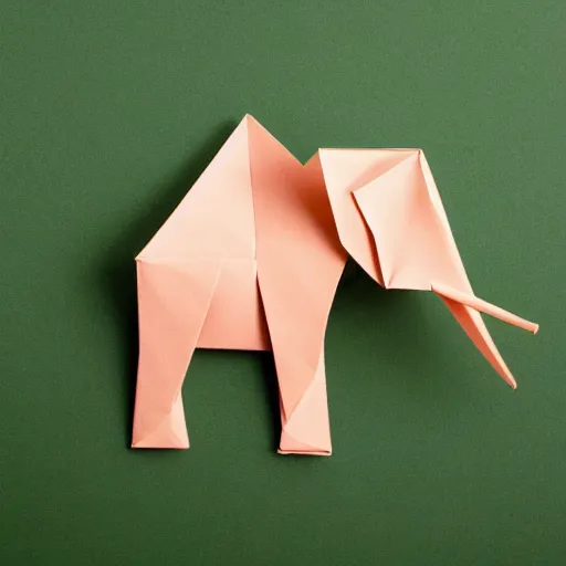 Image similar to elephant origami